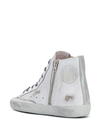 Shop Golden Goose Francy High-top Sneakers In White