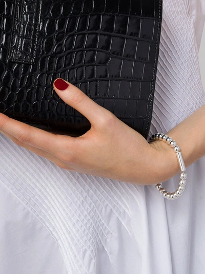 Le Gramme Le 47 Beaded Bracelet In Silver