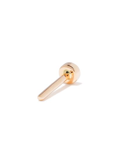 Shop Maria Black 14kt Yellow Gold Big Dot Diamond Stud