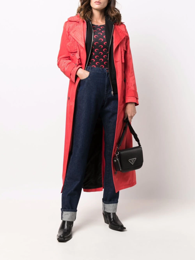 Raf Simons High-rise Straight-leg Jeans In Blau
