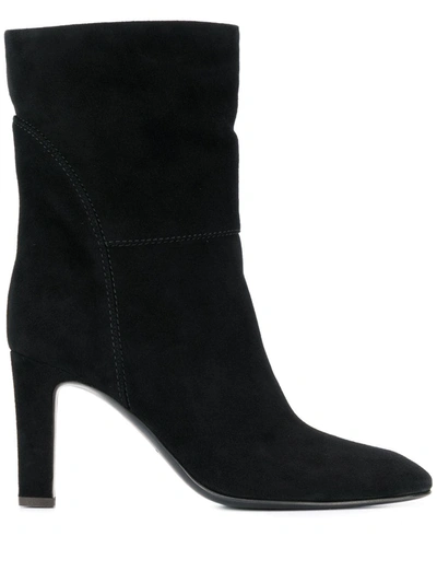 Shop Giuseppe Zanotti Contrast Stitch Boots In Black