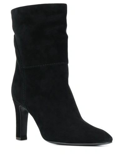 Giuseppe Zanotti Contrast Stitch Boots In Black