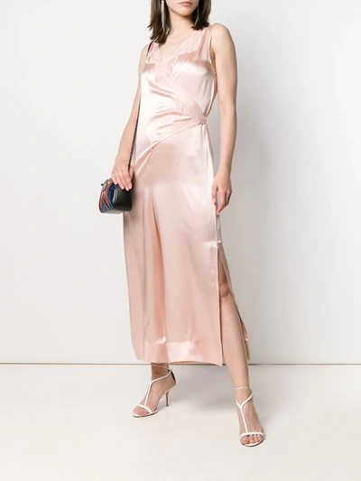 Stella Mccartney Lace Detail Jumpsuit In Pink