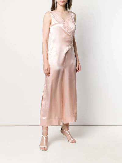 Stella Mccartney Lace Detail Jumpsuit In Pink