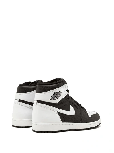Shop Jordan Air  1 Retro High Og "re2pect" Sneakers In Black