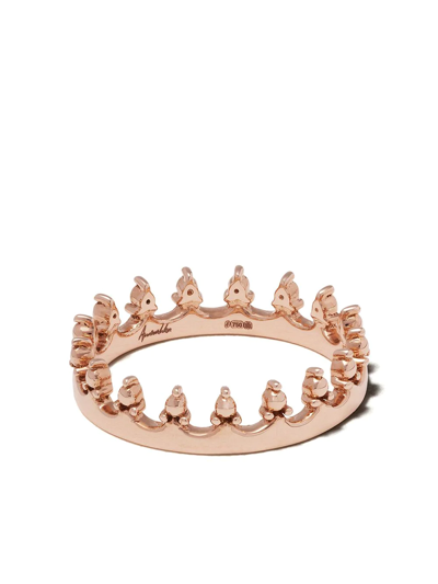 Shop Annoushka 18kt Rose Gold Crown Ring In 18ct Rose Gold