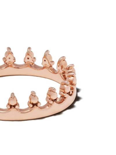 Shop Annoushka 18kt Rose Gold Crown Ring In 18ct Rose Gold