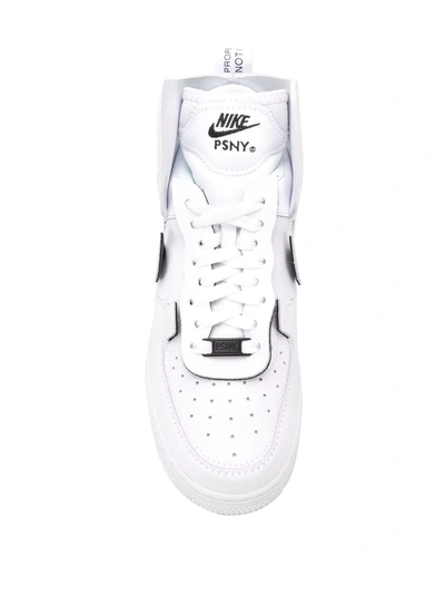 Shop Nike Air Force 1 High Psny Sneakers In White