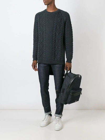 Apc Indigo Cropped Skinny Jeans In Blue
