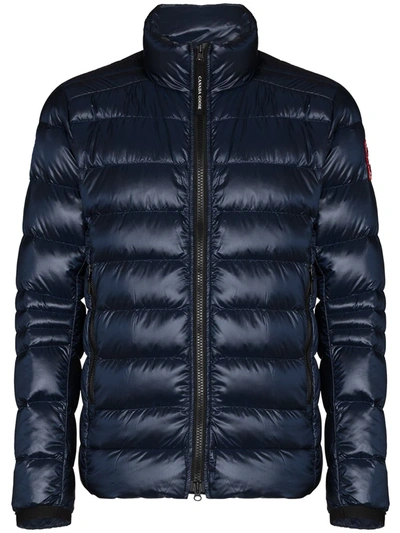 Shop Canada Goose Crofton Packable Padded Jacket In Blue