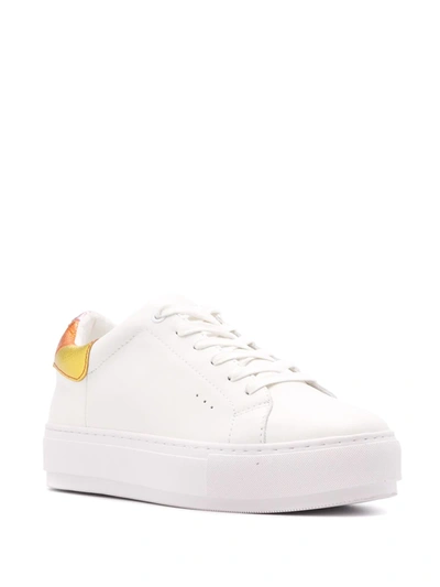 Kurt Geiger Rainbow Shop Laney Eagle Sneaker In White