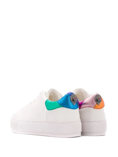 Shop Kurt Geiger Laney Eagle Low-top Sneakers In White