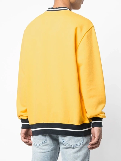 Shop Palace Couture "yellow" Crew Neck Sweatshirt