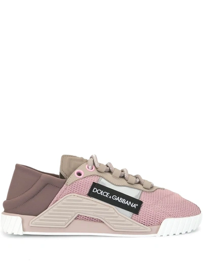 Shop Dolce & Gabbana Ns1 Slip-on Sneakers In Pink