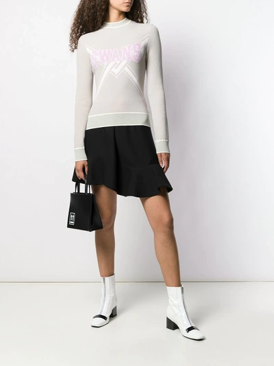 Off-white Swans Knitted Sweater In Neutrals