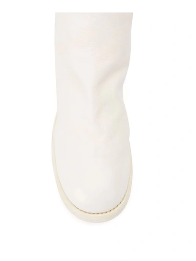 Shop Guidi Knee Boots In White
