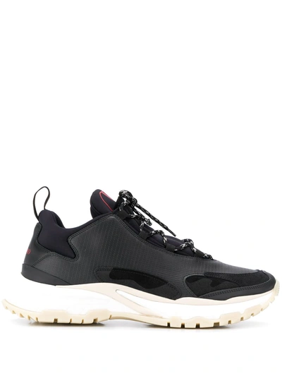 Shop Valentino Trekking Sneakers In Black