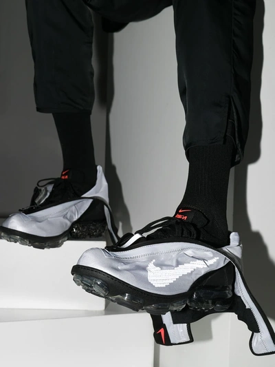 Nike Air Vapormax Flyknit Gator Ispa Sneakers In Grey