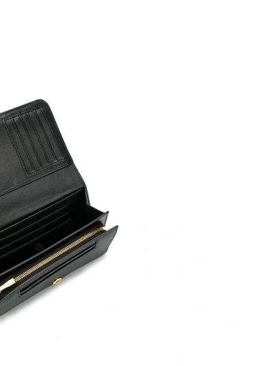 Mulberry Medium Continental French Purse In Black