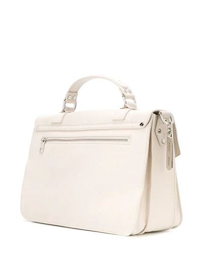 Shop Proenza Schouler Medium Ps1 Satchel Bag In White