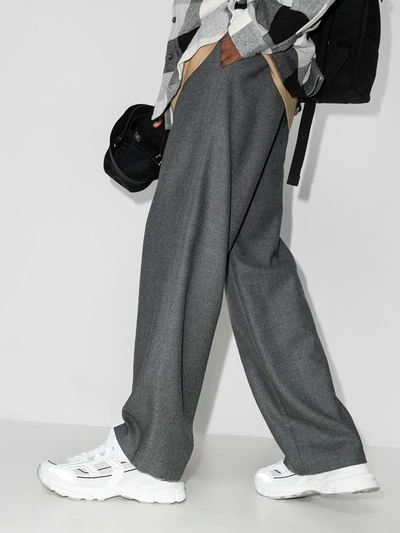 Axel Arigato Marathon R-trail Leather And Mesh Sneakers In White