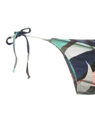 Shop Lygia & Nanny Thay Printed Bikini Bottom In Blue