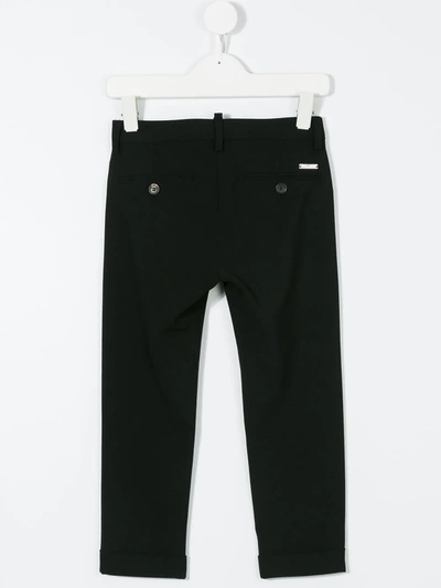 Shop Dsquared2 Straight-leg Trousers In Black
