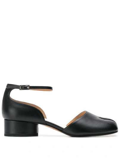 Shop Maison Margiela Tabi Decollete Mary Jane Pumps In Black