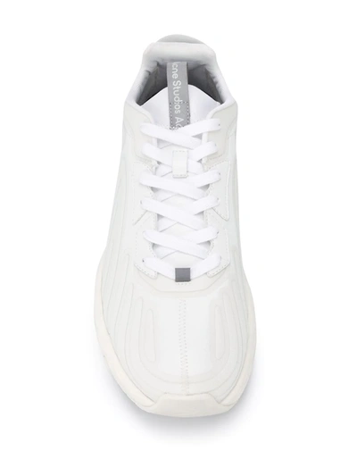 Shop Acne Studios Trail Sneakers In White
