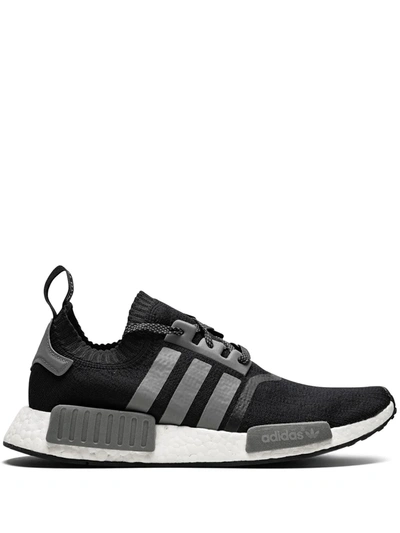 Shop Adidas Originals Nmd Runner Primeknit "key City" Sneakers In Black