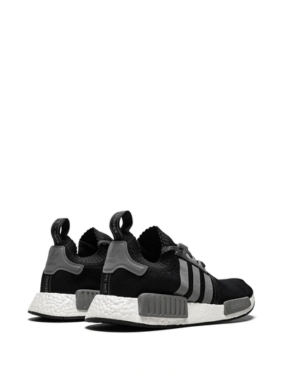 Shop Adidas Originals Nmd Runner Primeknit "key City" Sneakers In Black