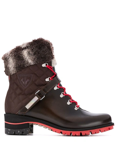 Rossignol Megève Lace Up Boots In Brown