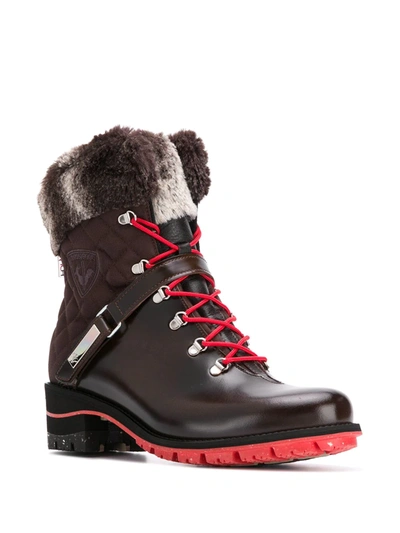Rossignol Megève Lace Up Boots In Brown