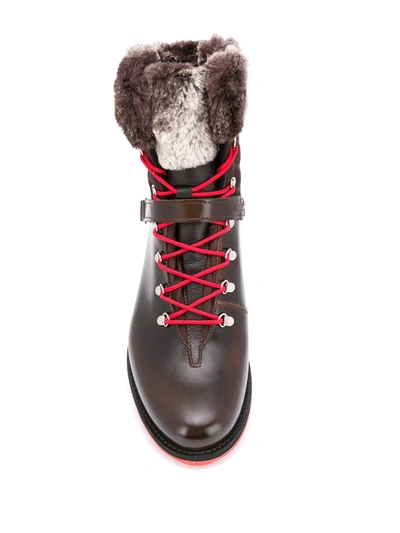 Rossignol Megève Lace Up Boots In Brown