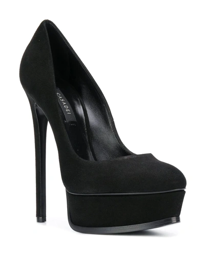 Shop Casadei Classic Platform Pumps In Black