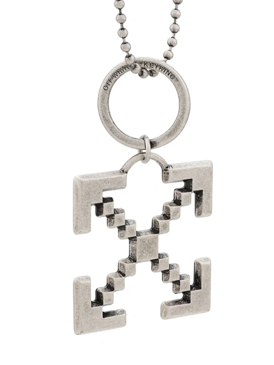 Off-White Men's Arrow Chain Necklace in Silver