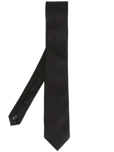 Shop Dolce & Gabbana Silk Blade Tie In Black