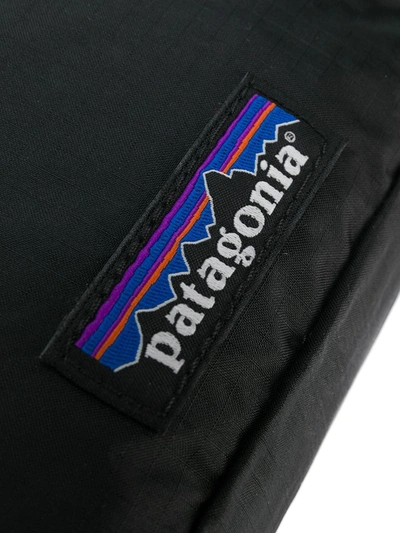Shop Patagonia Logo Patch Belt Bag In Black