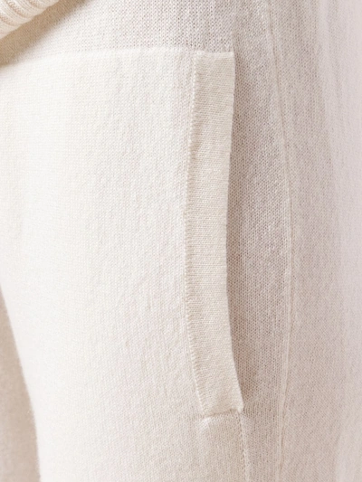 Barrie Romantic Timeless Cashmere Jogging Trousers In White