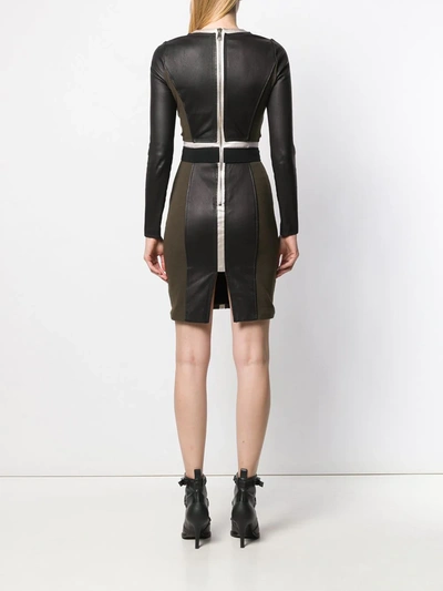 Pre-owned Givenchy '2000s Panelled Dress In Black