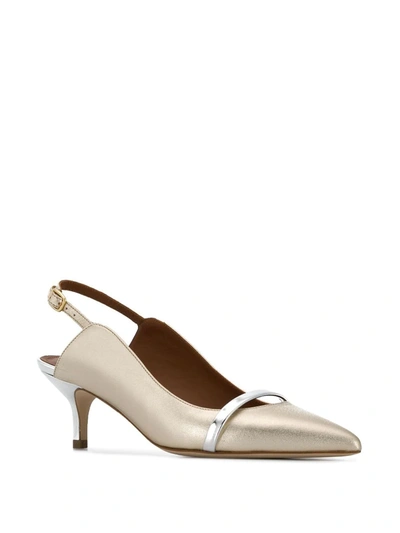 Shop Malone Souliers Marion Slingback Pumps In Gold