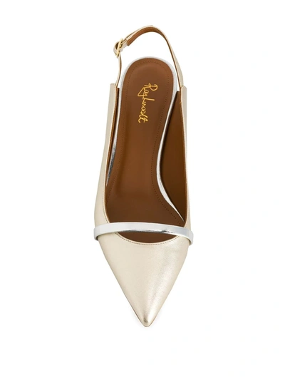 Shop Malone Souliers Marion Slingback Pumps In Gold