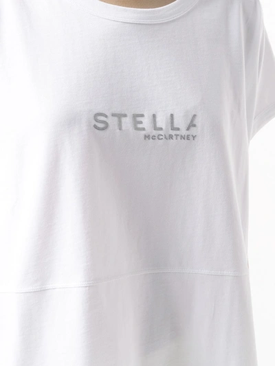 Shop Stella Mccartney Logo Print T-shirt In White