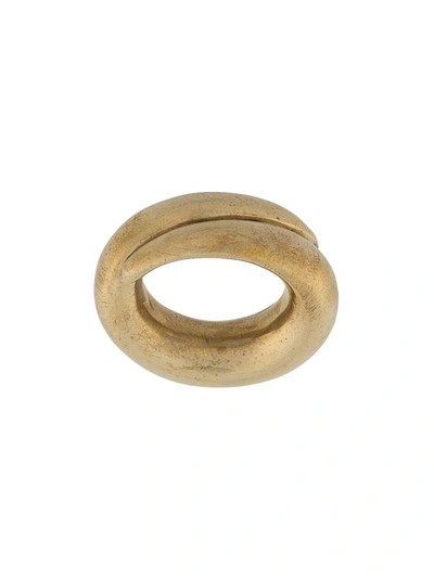 Shop Parts Of Four Split Mountain Ring In Gold