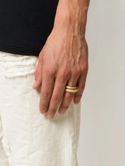 Parts Of Four Split Mountain Ring In Gold
