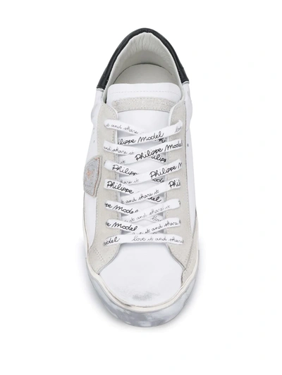 Shop Philippe Model Paris X Sneakers In White