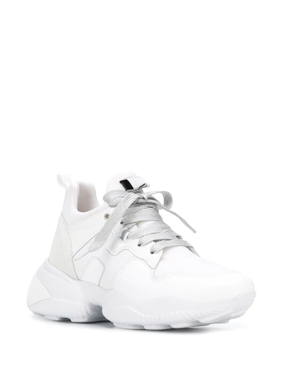 Shop Hogan Chunky Low Top Sneakers In White