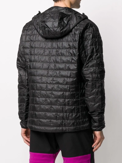 Shop Patagonia Hooded Padded Jacket In Black