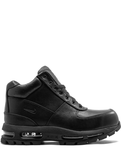 Shop Nike Air Max Goadome Sneakers In Black