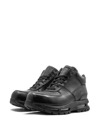 Shop Nike Air Max Goadome Sneakers In Black